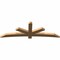 Ekena Millwork Alberta Smooth Timber Gable Bracket, Western Red Cedar, 96"W x 32"H x 3 1/2"D x 5 1/2"F, 8/12 Pitch GBW096X32X0406ALB00SWR - alternate 2